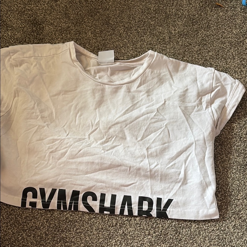 Gymshark White Crop Top